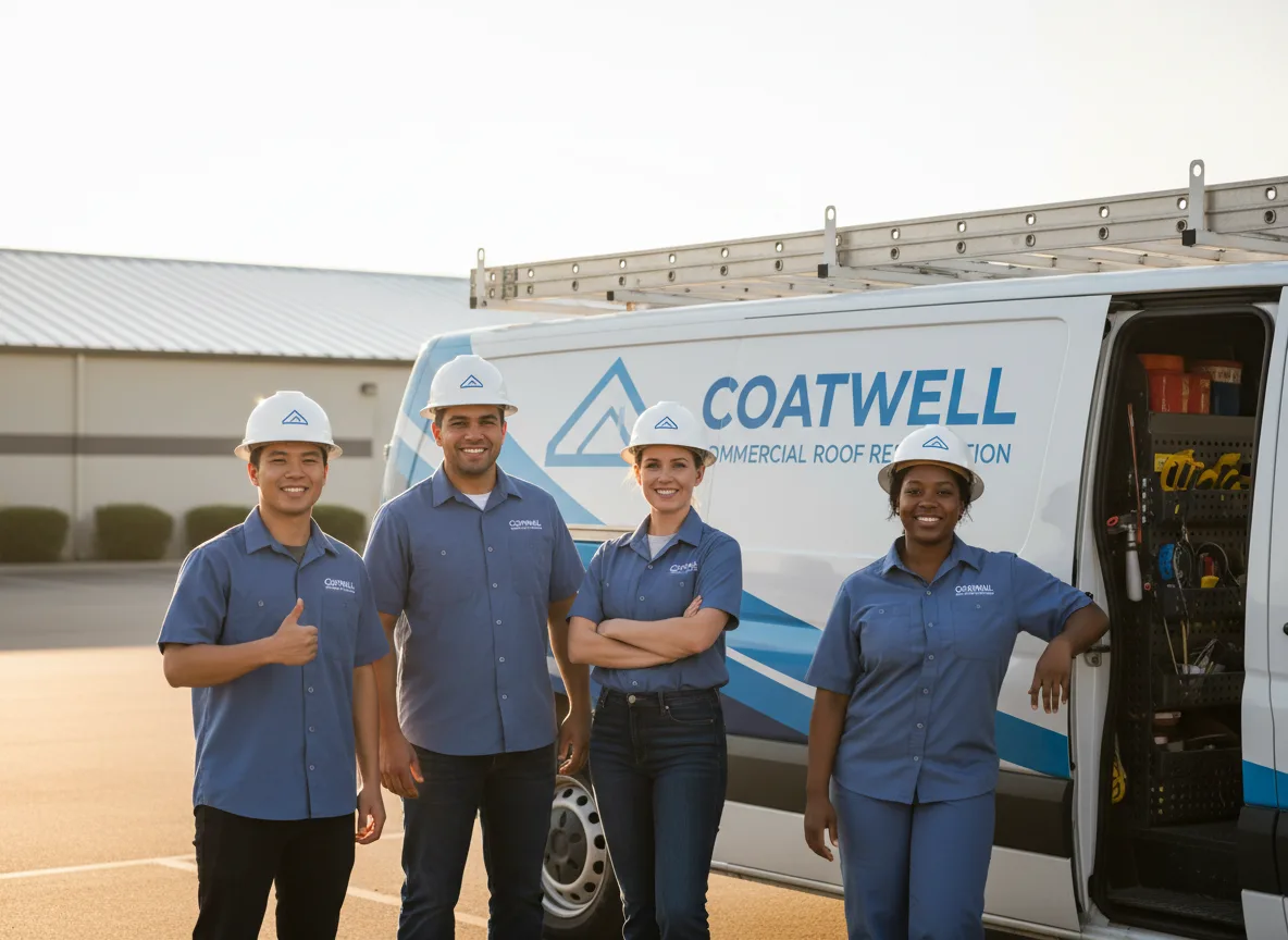 Commercial roof coating company in Amo, IN
